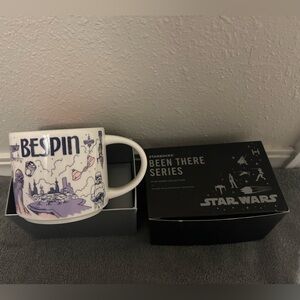 Starbucks Star Wars Bespin Mug - White & Lavender Illustration NIB